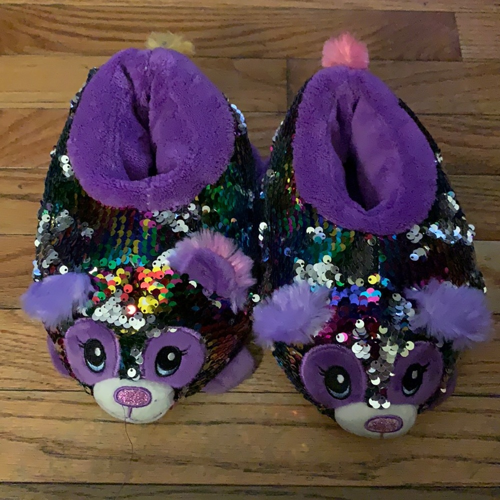 Build-A-Bear Sequin Slippers